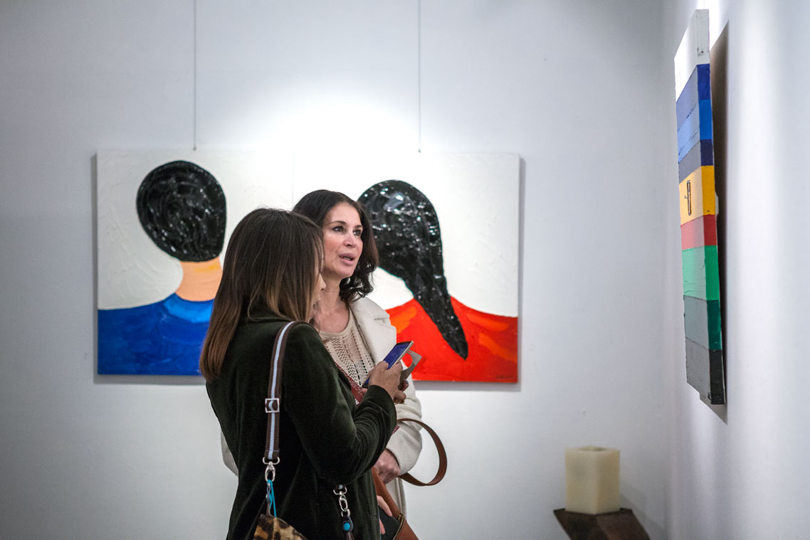 Artist Alexey Klokov exhibition. Photo courtesy: Mikhail Urubkov