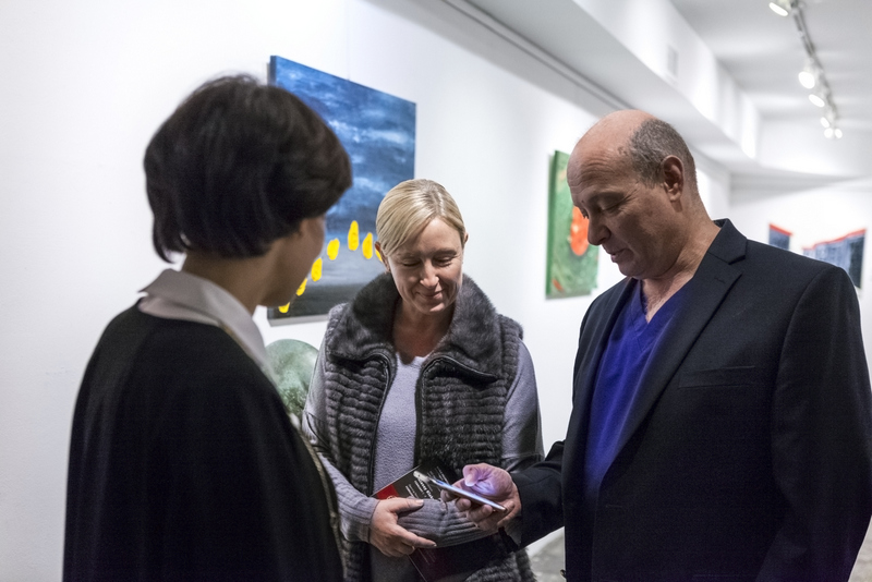Artist Alexey Klokov exhibition. Photo courtesy: Mikhail Urubkov