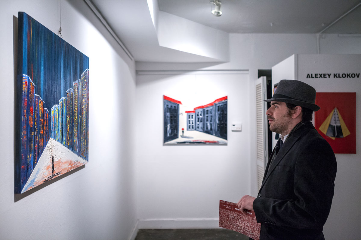 Artist Alexey Klokov exhibition. Photo courtesy: Naira Velumyan, PR