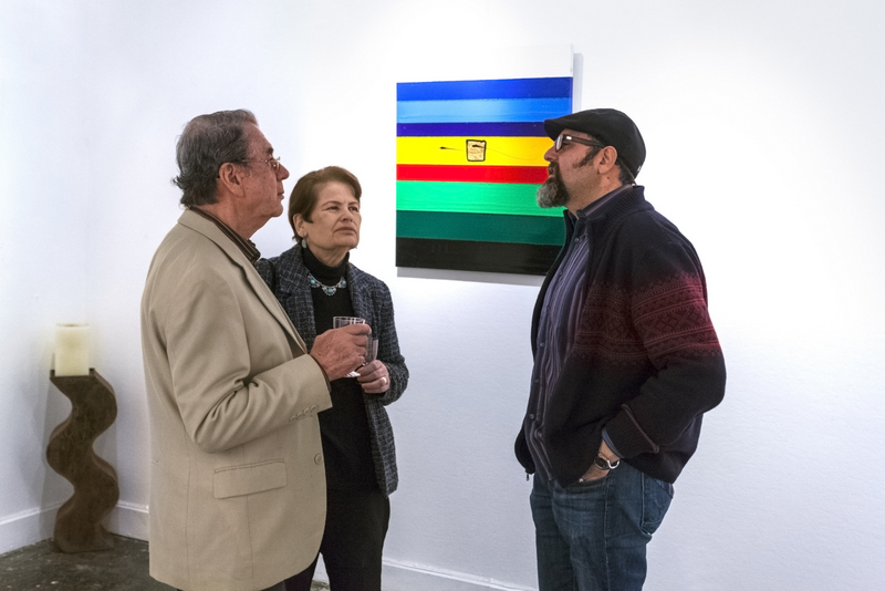Artist Alexey Klokov exhibition. Photo courtesy: Mikhail Urubkov