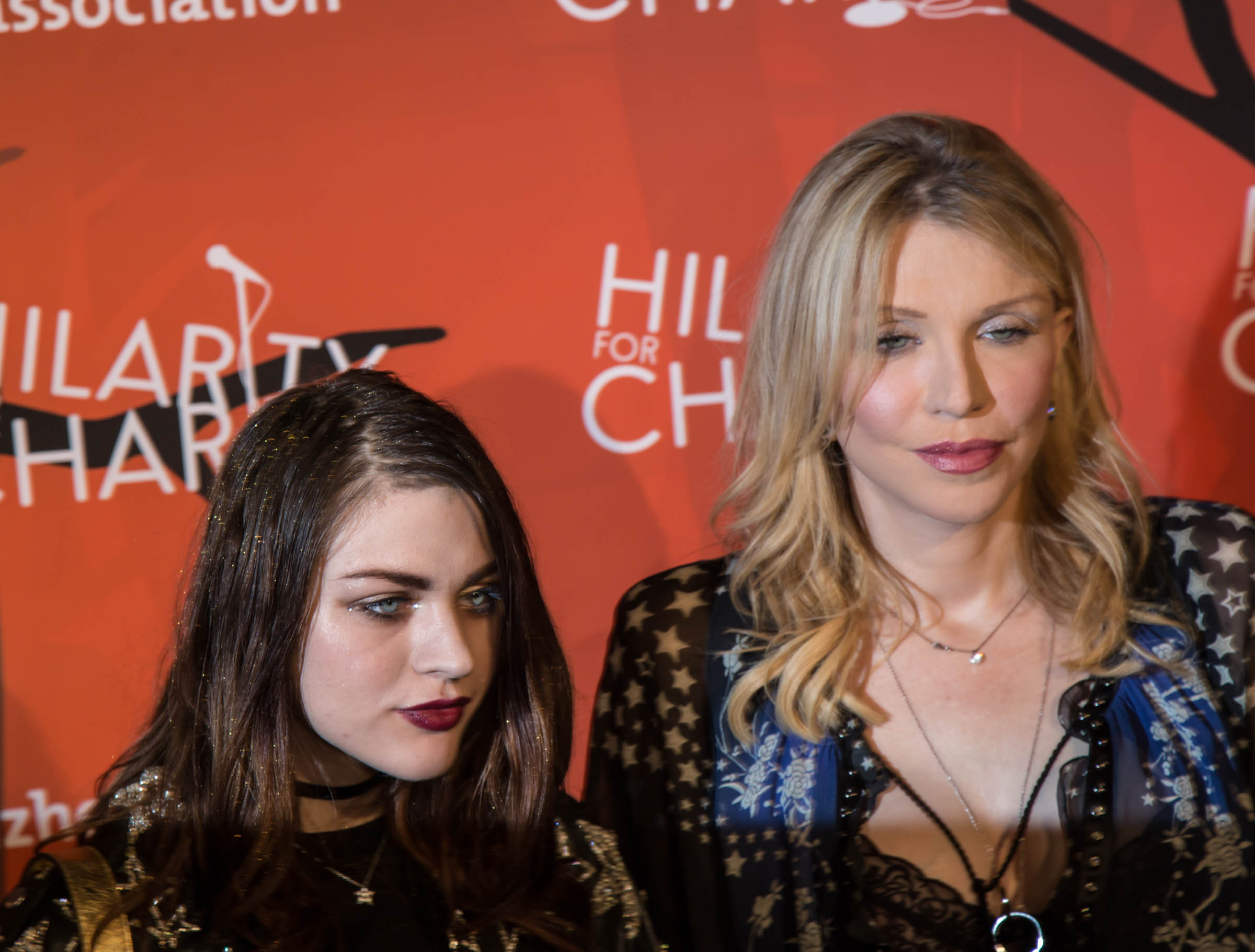Frances Bean Cobain and Courtney Love attend Hilarity for Charity's 5th Annual Los Angeles Variety Show: Seth Rogen's Halloween at Hollywood Palladium on October 15, 2016 in Los Angeles, California. Photo by Misha Urubkov/The Photo Access