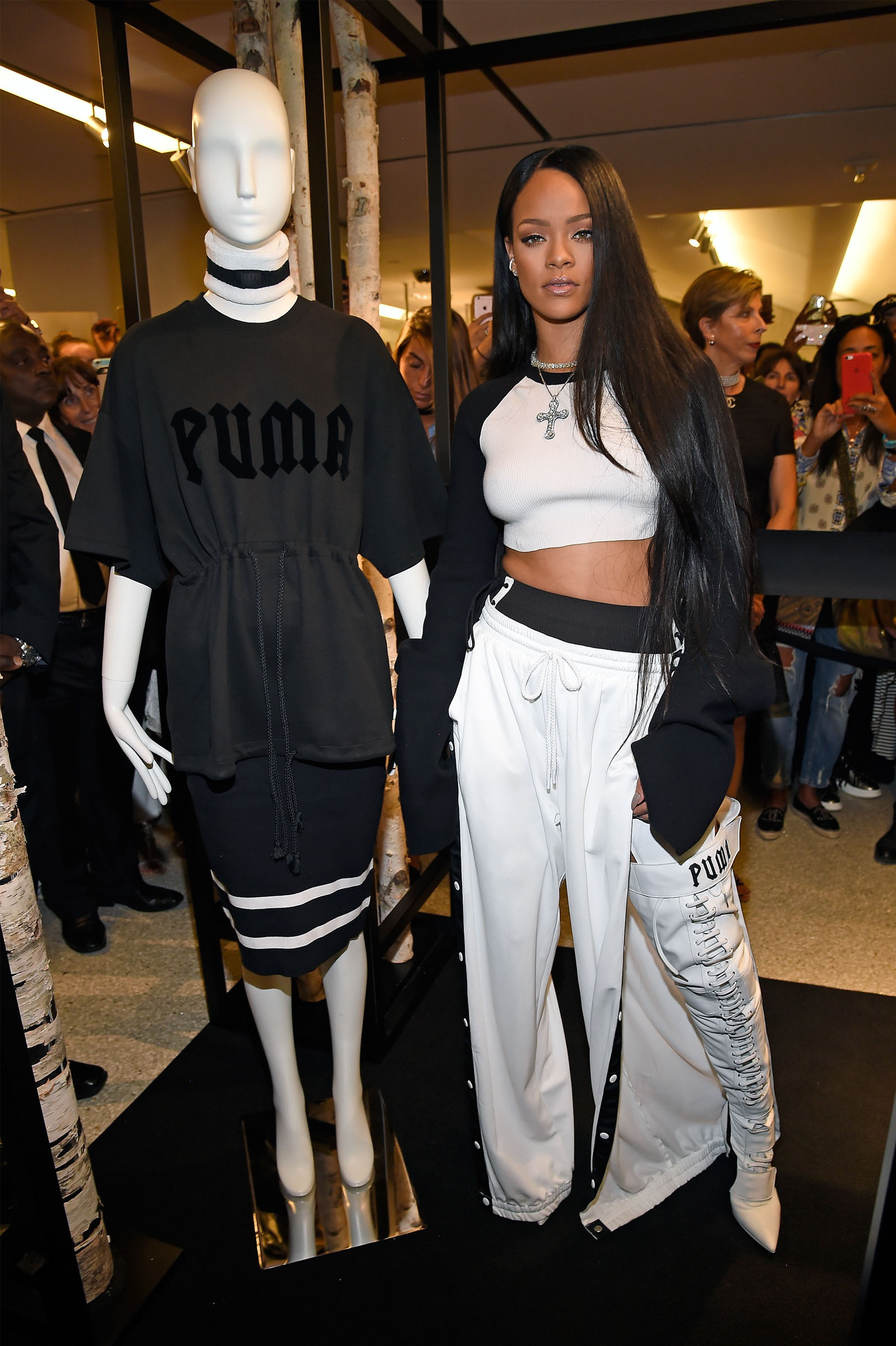 Rihanna Celebrates New Fenty Collection at Bergdorf Goodman