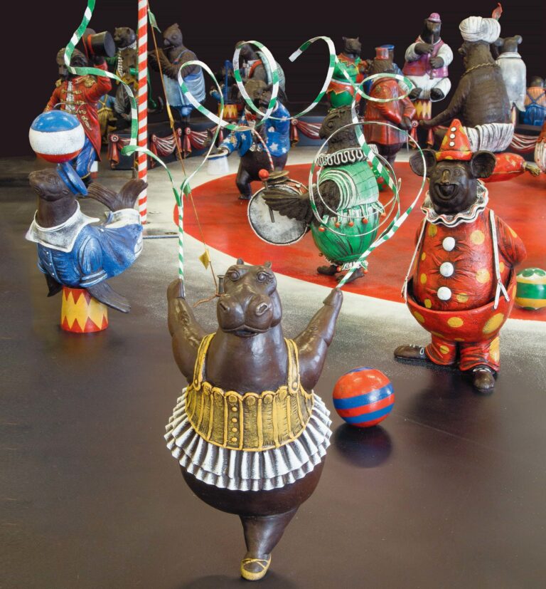World premiere of internationally acclaimed artist Bjørn Okholm Skaarup’s Grand “Circus” installation at Art Miami 2022